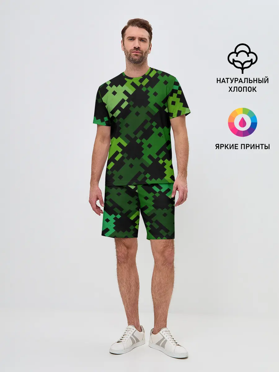Мужской костюм с шортами / Space Invaders