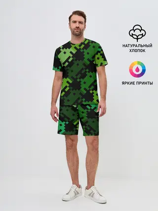 Мужской костюм с шортами / Space Invaders