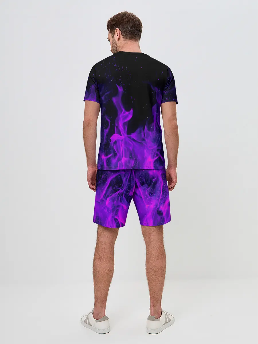 Мужской костюм с шортами / ФИОЛЕТОВЫЙ ОГОНЬ | PURPLE FIRE