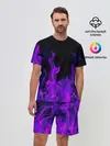 Мужской костюм с шортами / ФИОЛЕТОВЫЙ ОГОНЬ | PURPLE FIRE