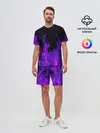 Мужской костюм с шортами / ФИОЛЕТОВЫЙ ОГОНЬ | PURPLE FIRE