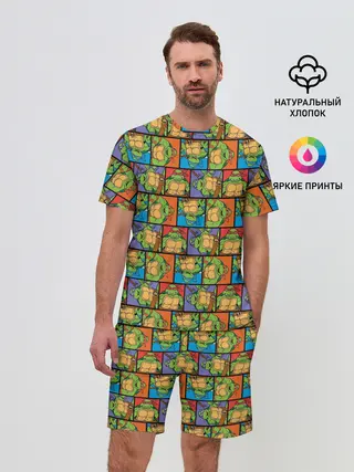 Мужской костюм с шортами / Teenage Mutant Ninja Turtles