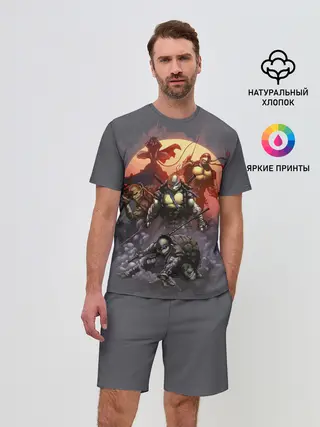 Мужской костюм с шортами / Черепашки-ниндзя