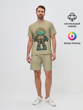 Мужской костюм с шортами / ЧЕРЕПАШКИ - НИНДЗЯ