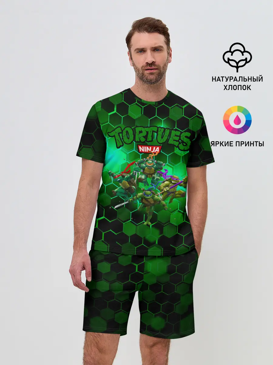 Мужской костюм с шортами / ЧЕРЕПАШКИ - НИНДЗЯ