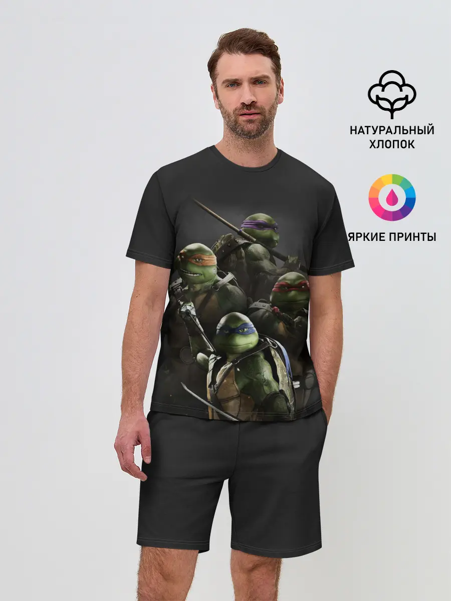 Мужской костюм с шортами / ЧЕРЕПАШКИ - НИНДЗЯ