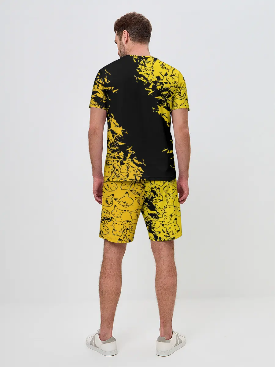 Мужской костюм с шортами / Пикачу