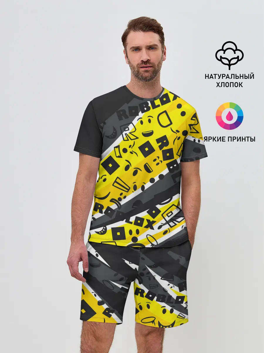 Мужской костюм с шортами / Roblox