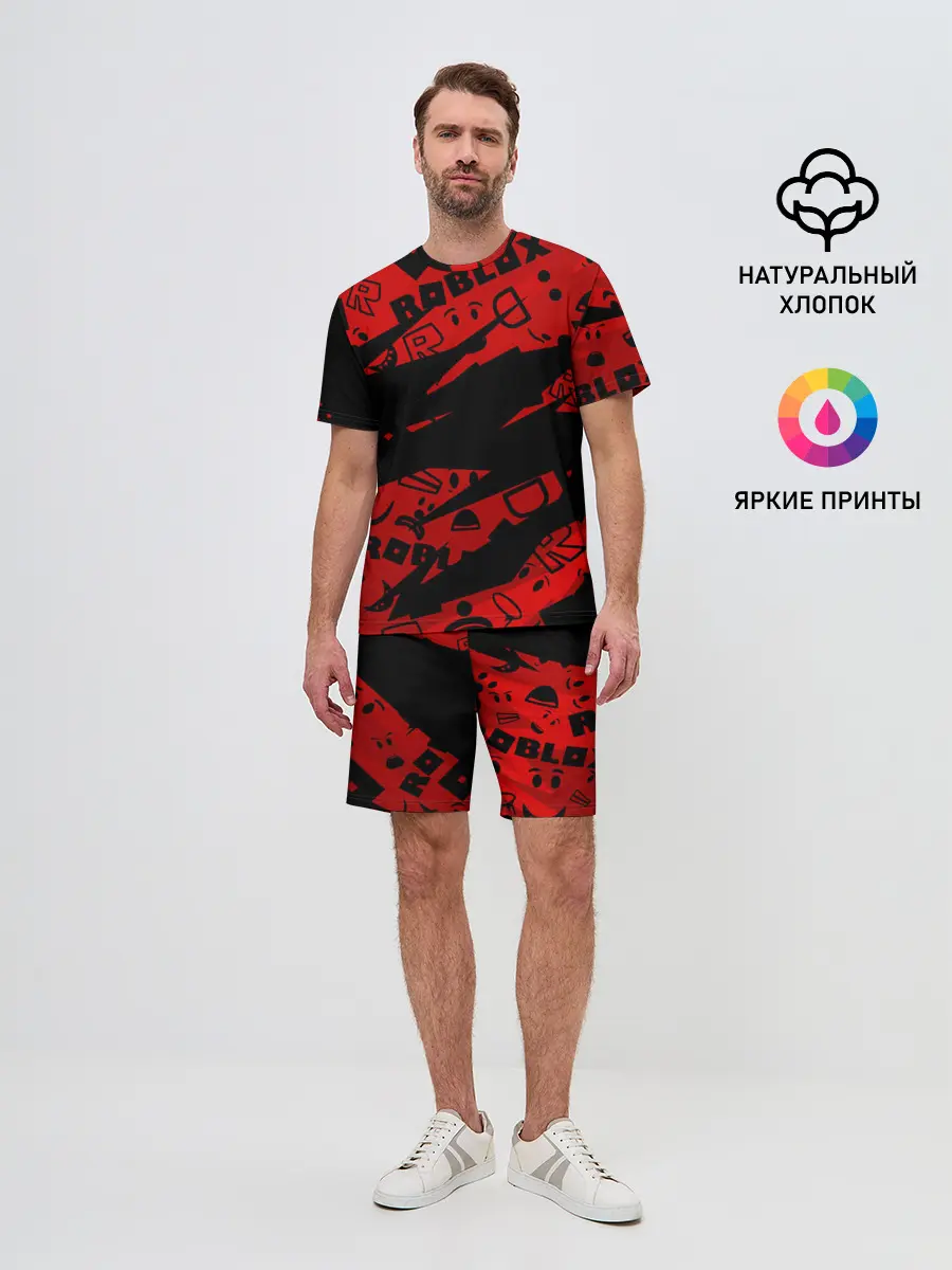 Мужской костюм с шортами / Roblox