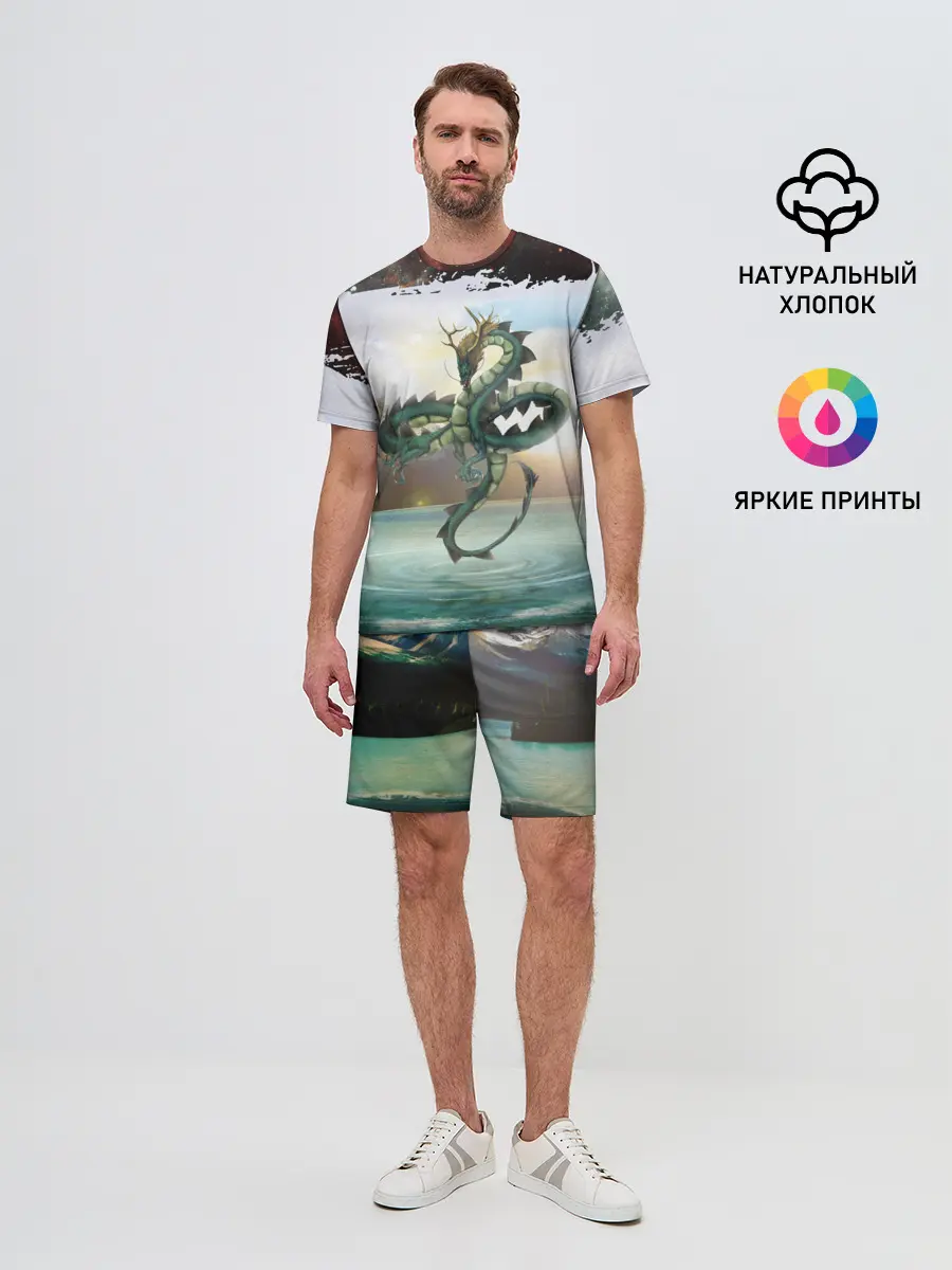 Мужской костюм с шортами / Дракон | Dragon