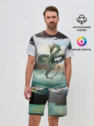 Мужской костюм с шортами / Дракон | Dragon