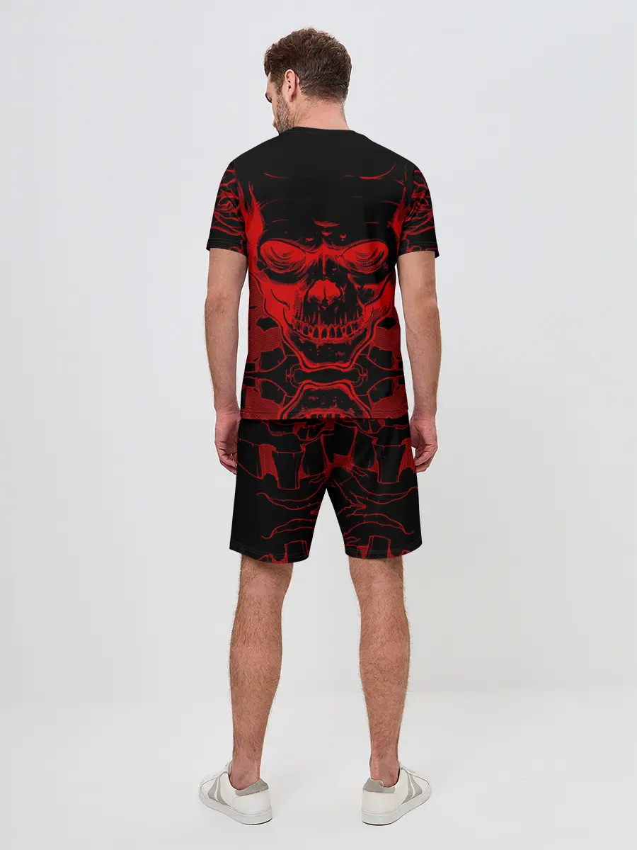 Мужской костюм с шортами / Castlevania red