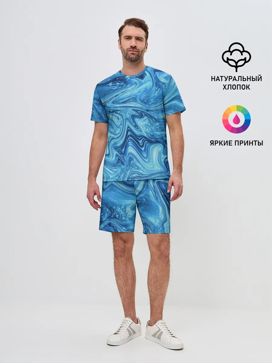 Мужской костюм с шортами / Водоворот