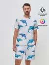 Мужской костюм с шортами / Рай для дельфина