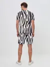 Мужской костюм с шортами / Я зебра