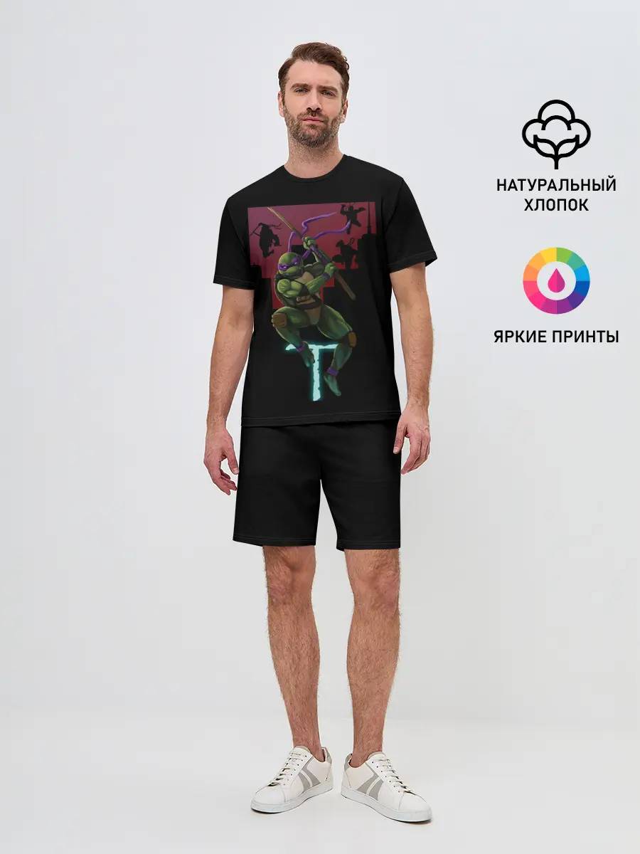 Мужской костюм с шортами / Черепашки-ниндзя