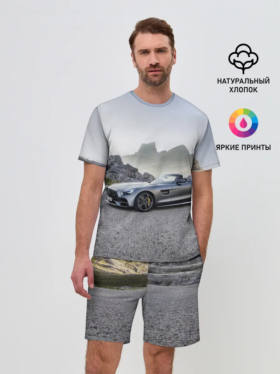 Мужской костюм с шортами / Mercedes V8 Biturbo