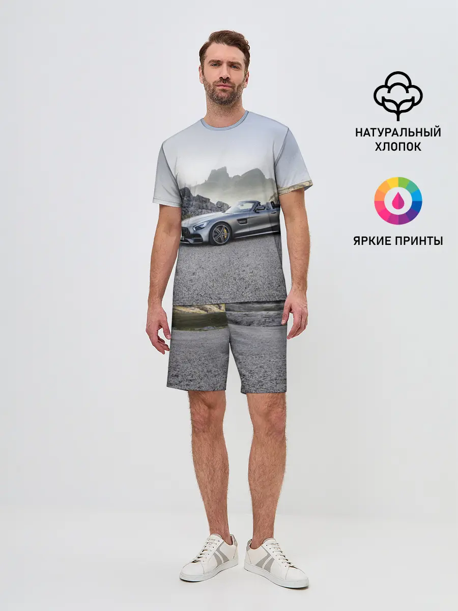 Мужской костюм с шортами / Mercedes V8 Biturbo