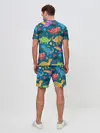 Мужской костюм с шортами / Арт с динозаврами