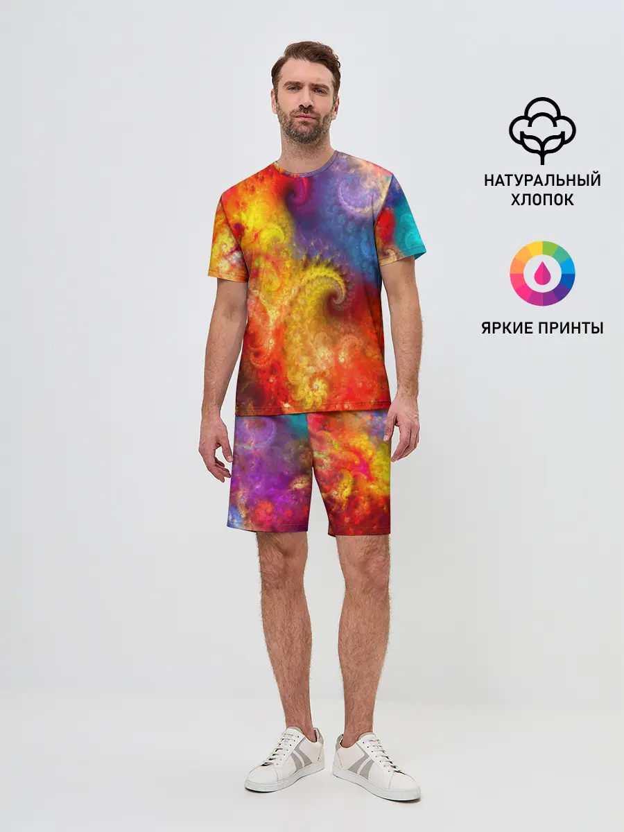 Мужской костюм с шортами / Absract