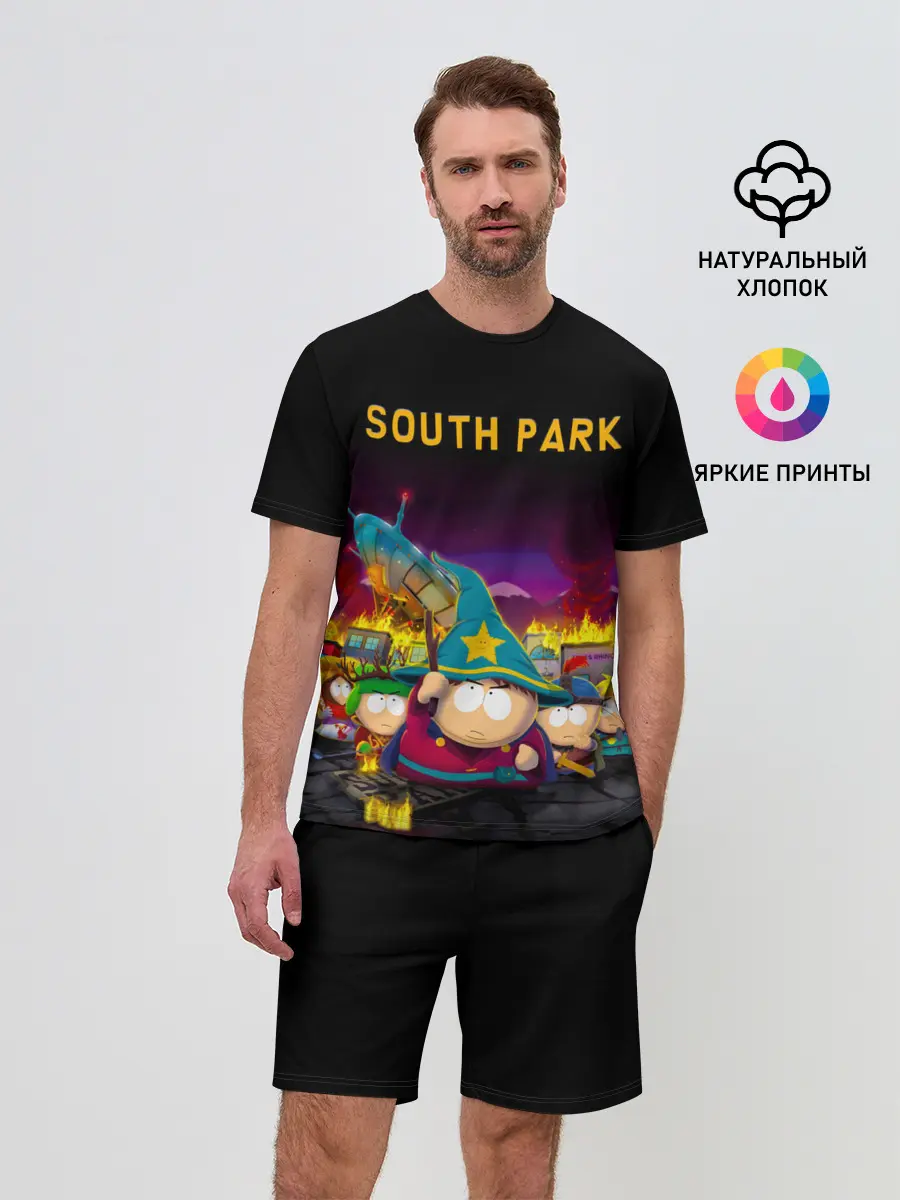 Мужской костюм с шортами / Южный Парк