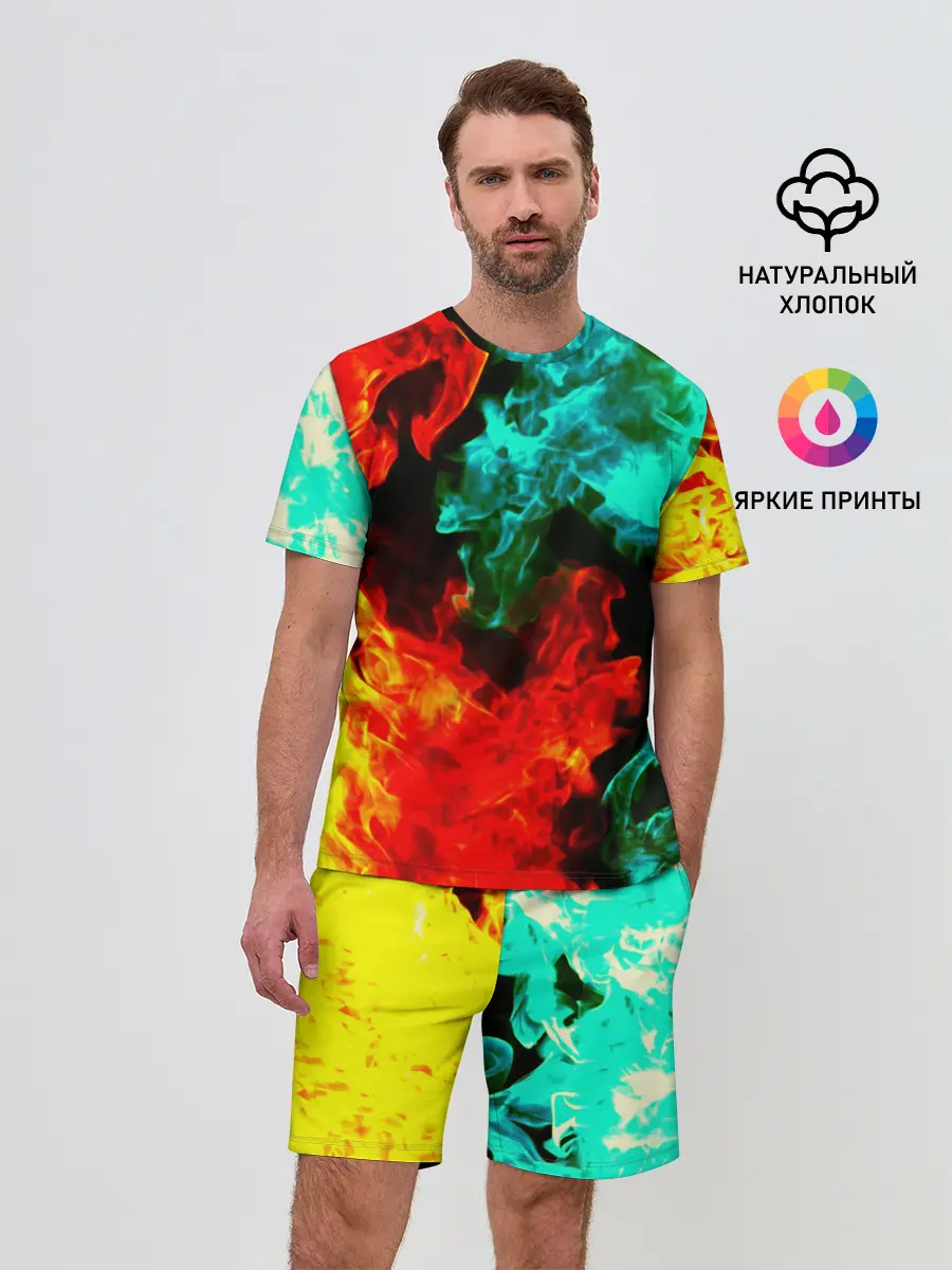 Мужской костюм с шортами / БИТВА ОГНЕЙ