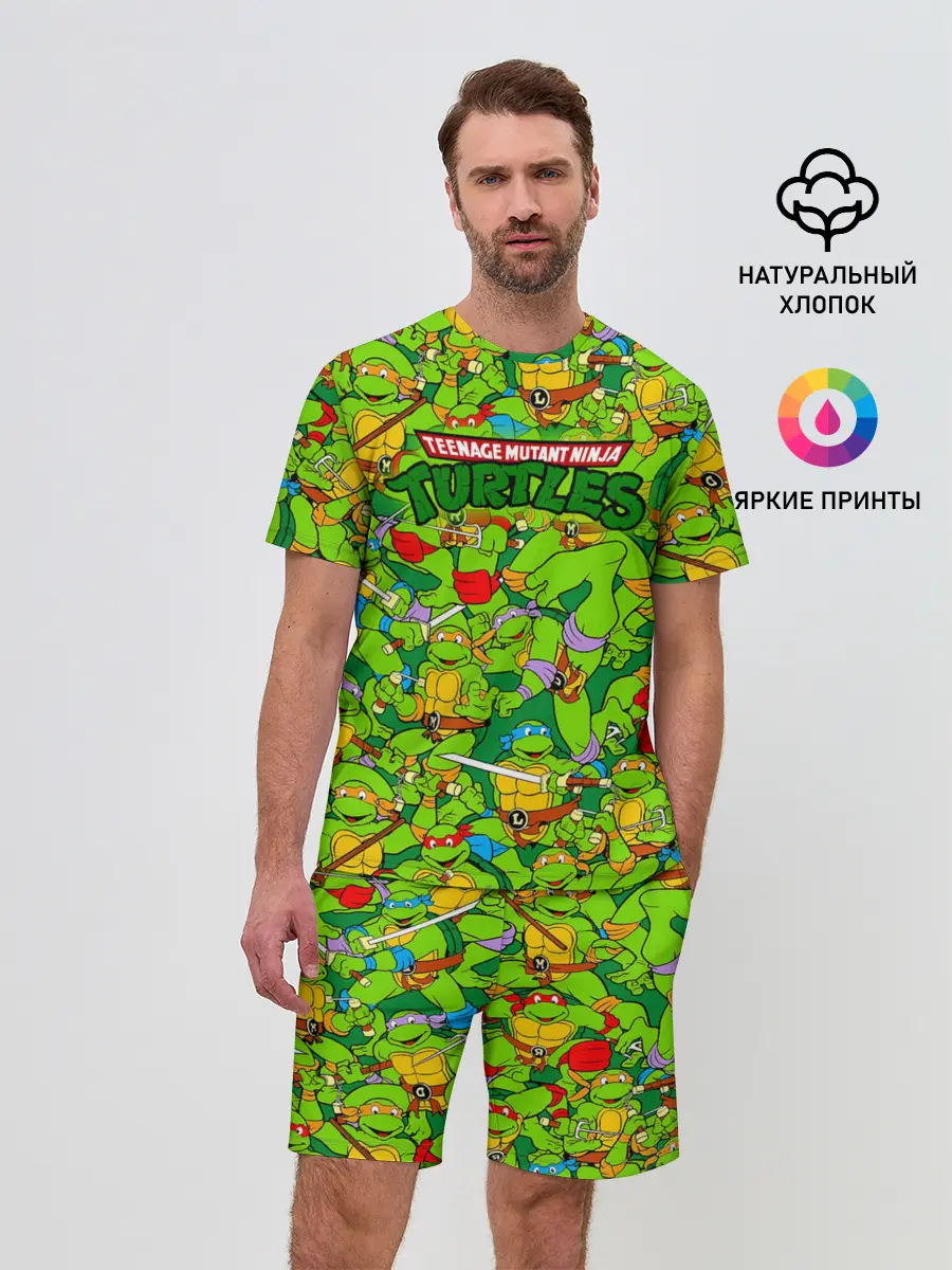 Мужской костюм с шортами / Черепашки - ниндзя