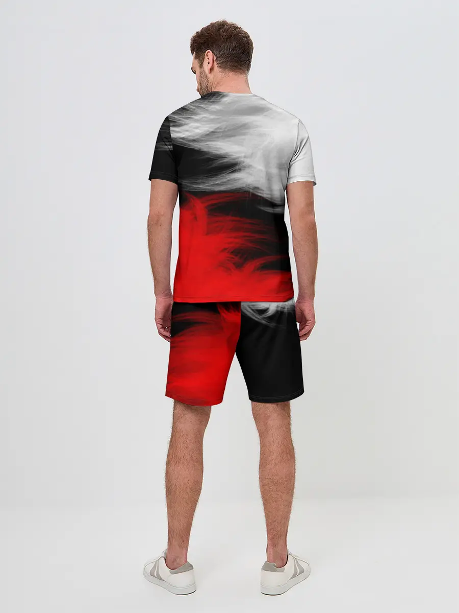 Мужской костюм с шортами / ПЕРЬЯ