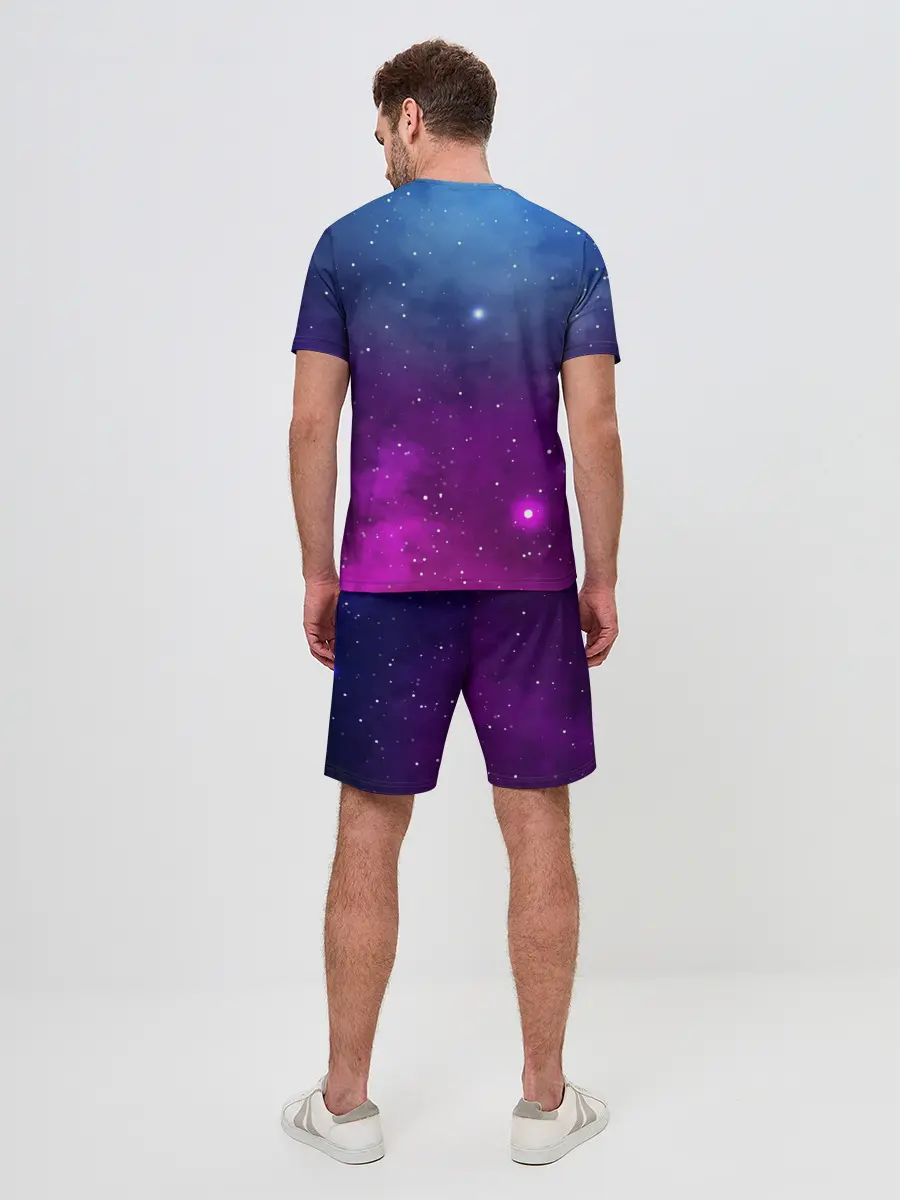 Мужской костюм с шортами / НЕОНОВЫЙ КОСМОС