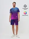 Мужской костюм с шортами / НЕОНОВЫЙ КОСМОС