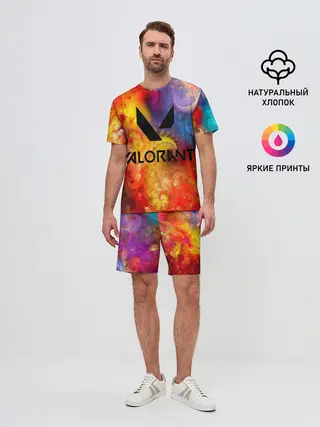 Мужской костюм с шортами / Valorant