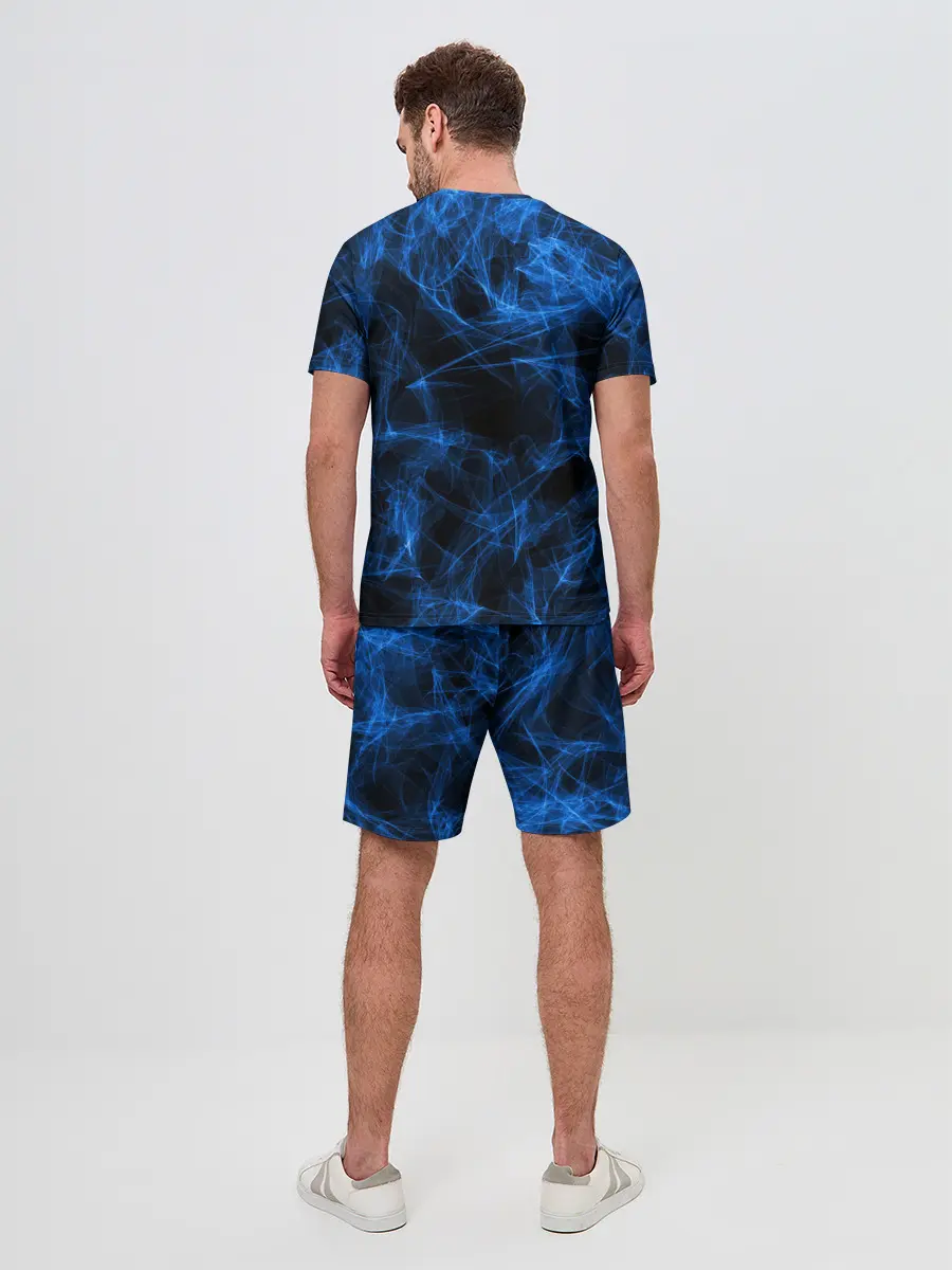 Мужской костюм с шортами / NEON SMOKES STRIPES