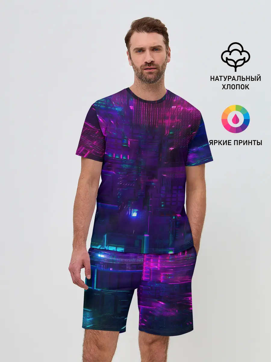 Мужской костюм с шортами / NEON