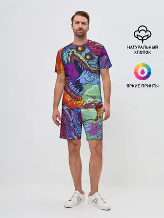 Мужской костюм с шортами / CS GO HYPERBEAST | КС ГО ХАЙПЕРБИСТ