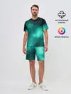 Мужской костюм с шортами / НЕОНОВЫЙ КОСМОС