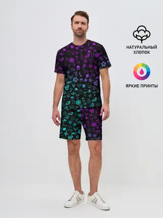 Мужской костюм с шортами / RAINBOW SIX | SIEGE NEON