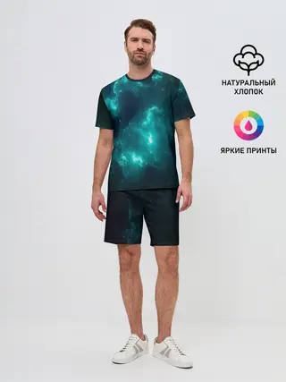Мужской костюм с шортами / НЕОНОВЫЙ КОСМОС | NEON SPACE