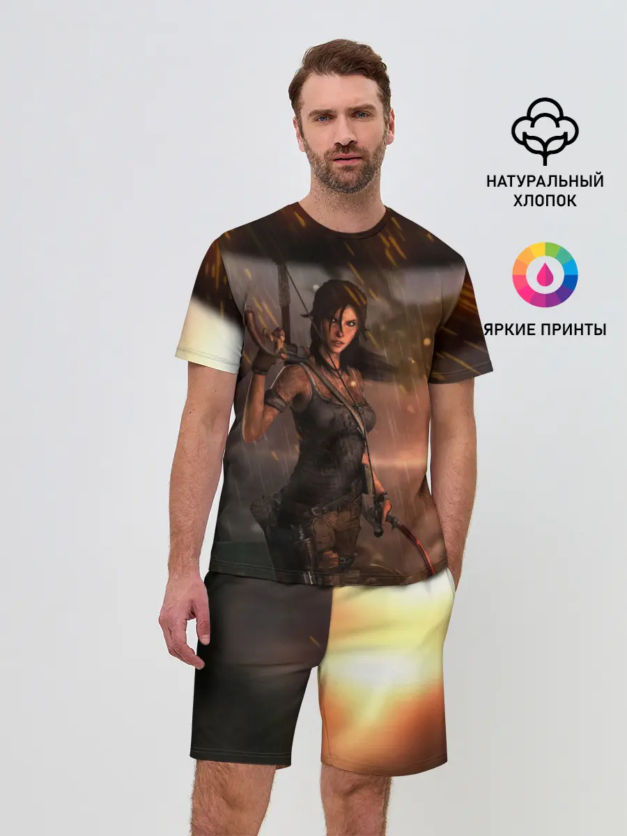 Мужской костюм с шортами / TOMB RAIDER