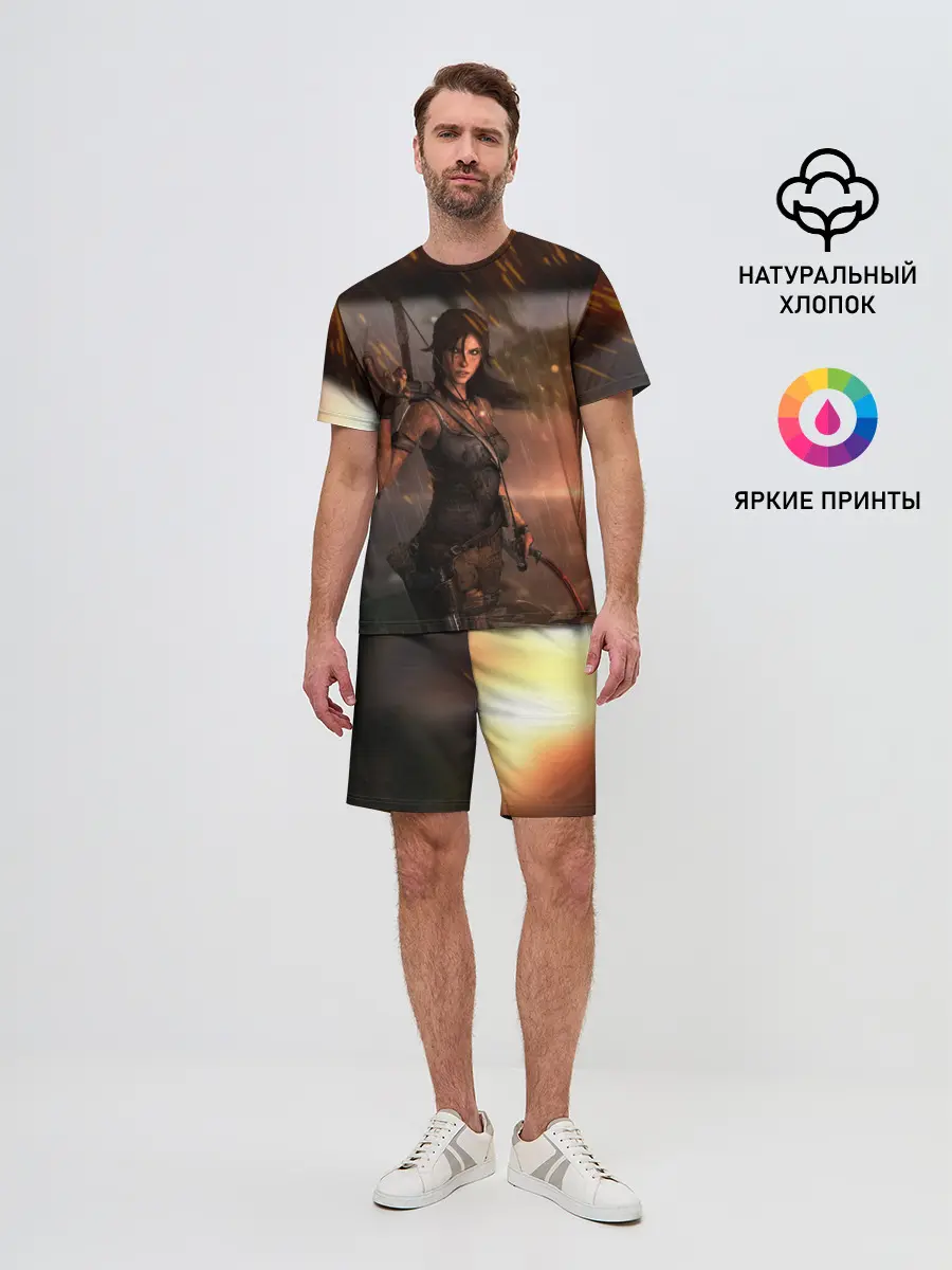 Мужской костюм с шортами / TOMB RAIDER