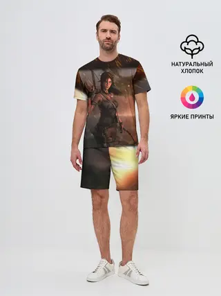 Мужской костюм с шортами / TOMB RAIDER