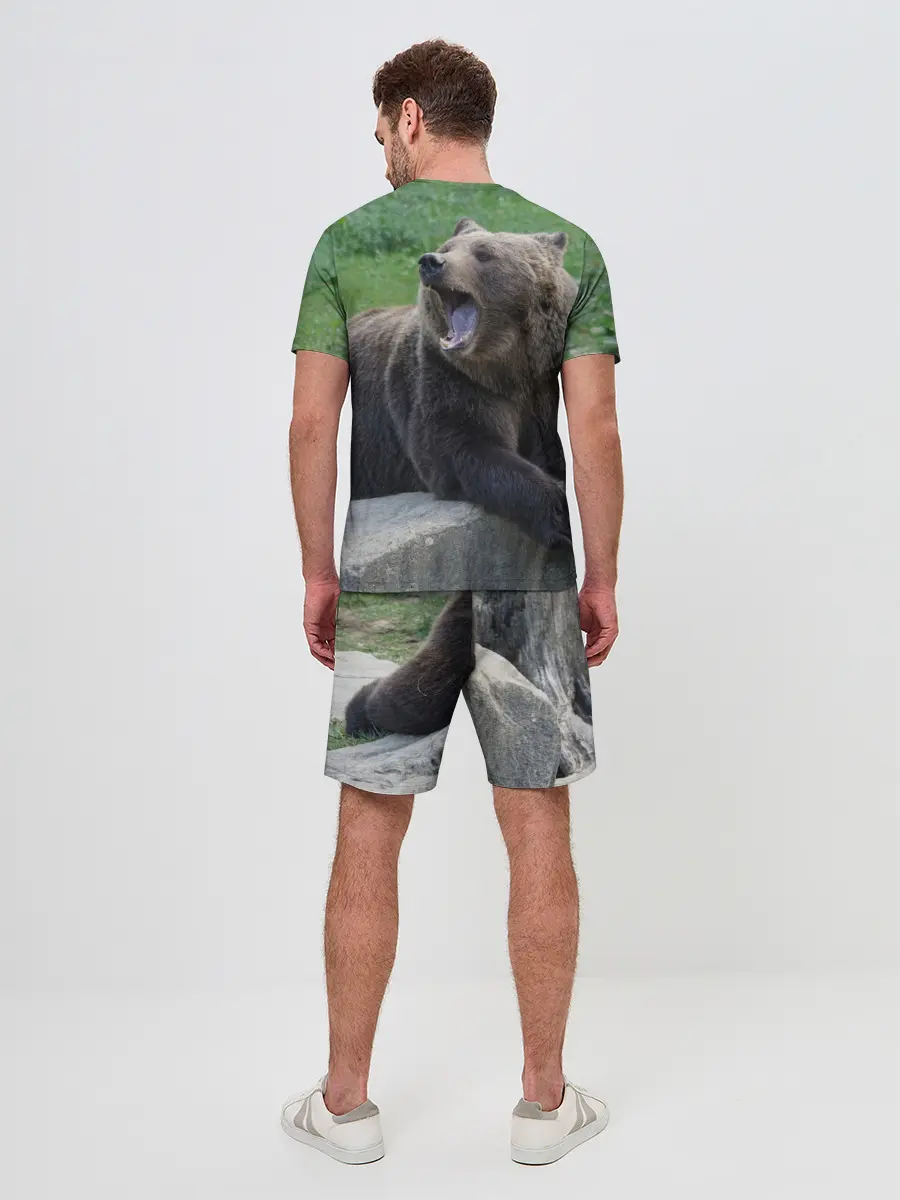 Мужской костюм с шортами / Медведь