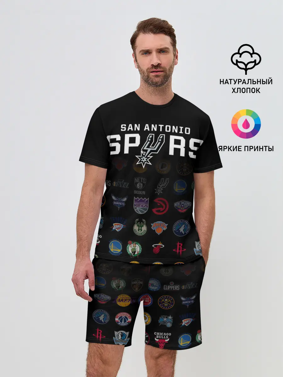 Мужской костюм с шортами / San Antonio Spurs