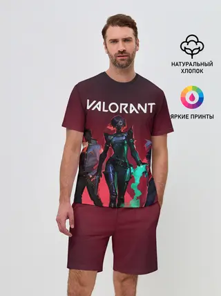 Мужской костюм с шортами / Valorant