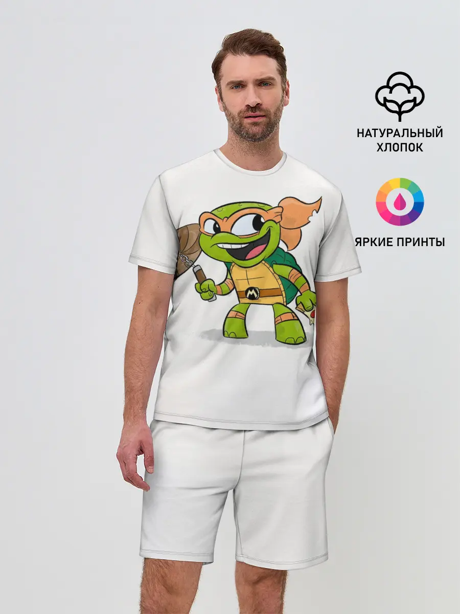 Мужской костюм с шортами / ЧЕРЕПАШКИ МУТАНТЫ НИНДЗЯ
