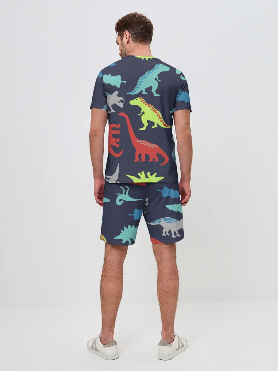 Мужской костюм с шортами / Динозавры
