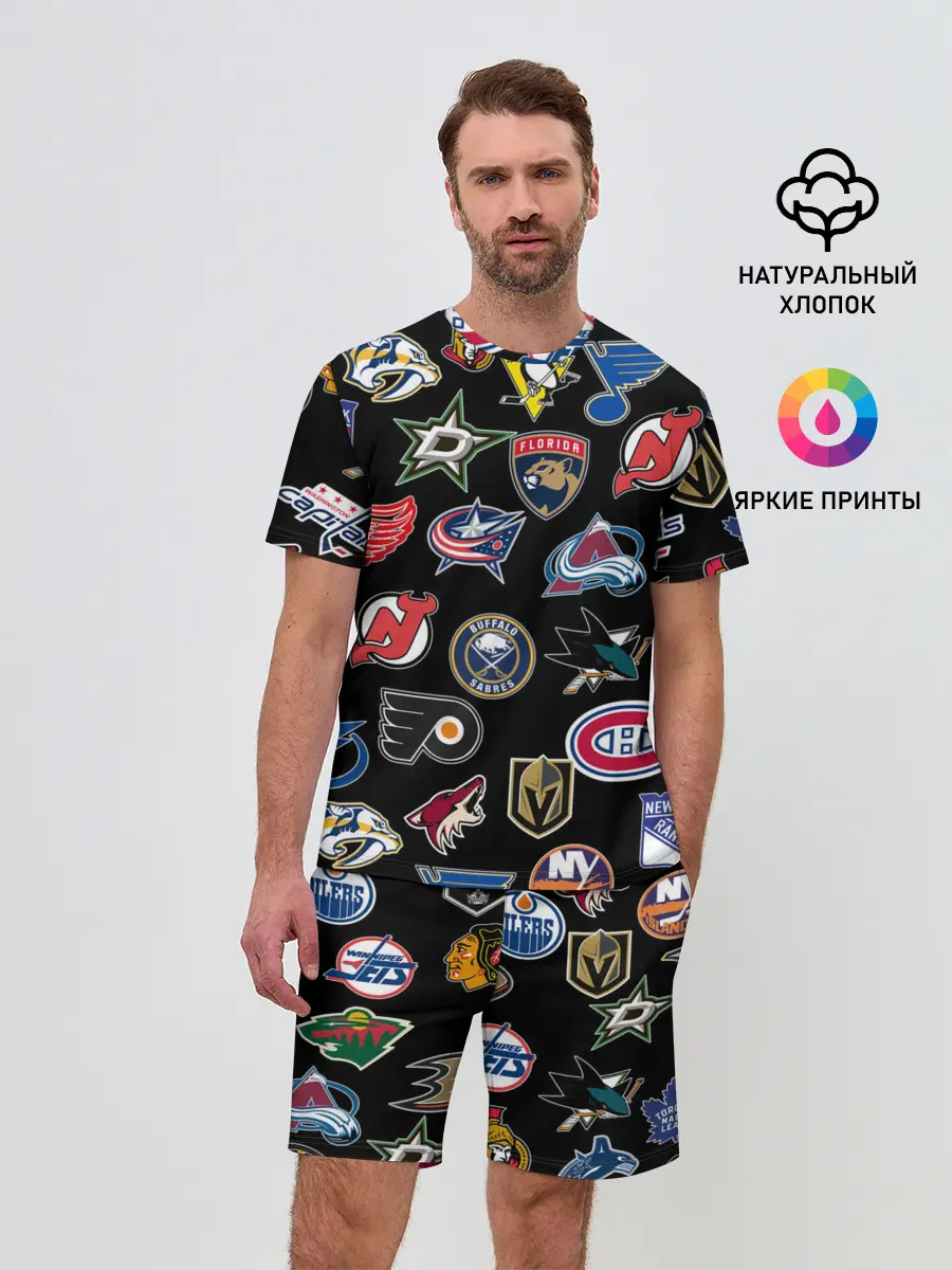 Мужской костюм с шортами / NBA PATTERN