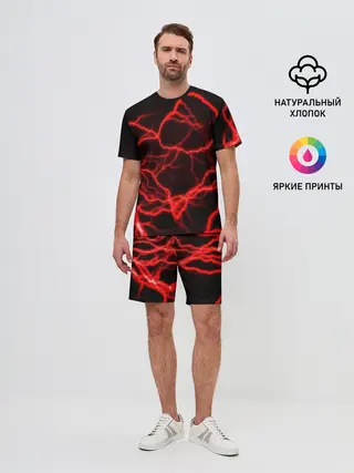 Мужской костюм с шортами / МОЛНИИ