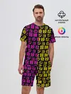 Мужской костюм с шортами / Иеороглифы джоджо