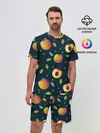 Мужской костюм с шортами / Фруктовый арт
