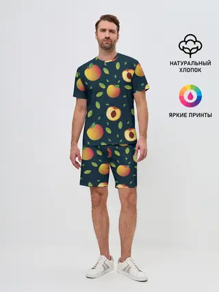 Мужской костюм с шортами / Фруктовый арт